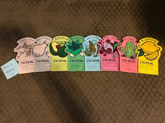 Tony Moly Korean Face Mask Set of 8