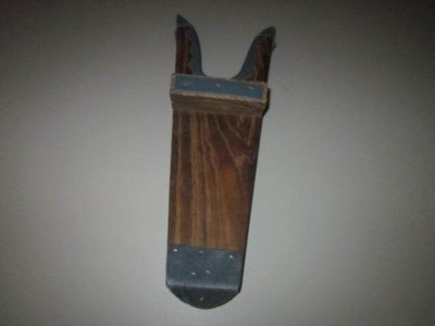 Vintage  HOWARD & PHIL'S WESTERN WEAR BOOTJACK Wood COWBOY BOOT PULLER