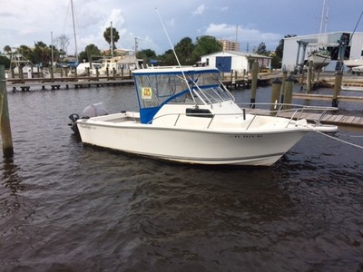 23' Kencraft Challenger 220 fishing boat with 225HP Optimax