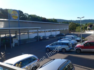 Photo 6x4 Lidl at Monmouth Monmouth/Trefynwy Lidl is situated across the c2010