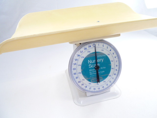 Vintage Toddletime Infant Toddler Nursery Baby Animals Scale JCPenney 30 LB