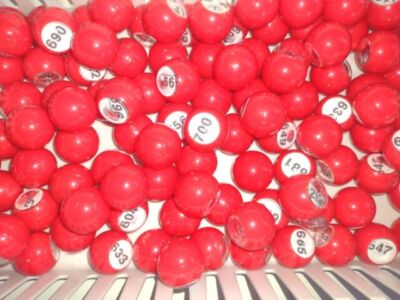 Red Raffle Balls 1-1000  Cages Masterboards