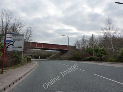 Photo 6x4 Railway bridge over Lowfields Way Elland  c2010