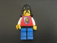 Lego cas141 Minifig Figur Kettenhemd blau