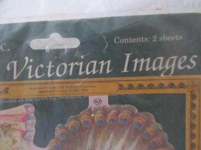 Old Stock~Ladies Hand Fans Die Cut Scrap Art~ARTIFACTS Inc Victorian Images