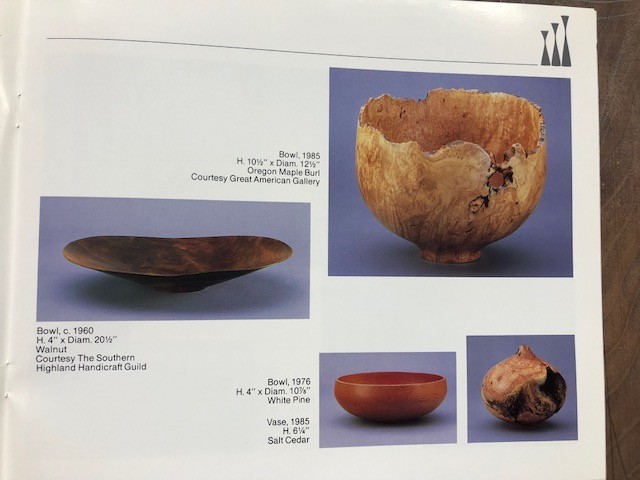 Rude Osolnik Retrospective Southern Highlands Guild 1991 Catalog