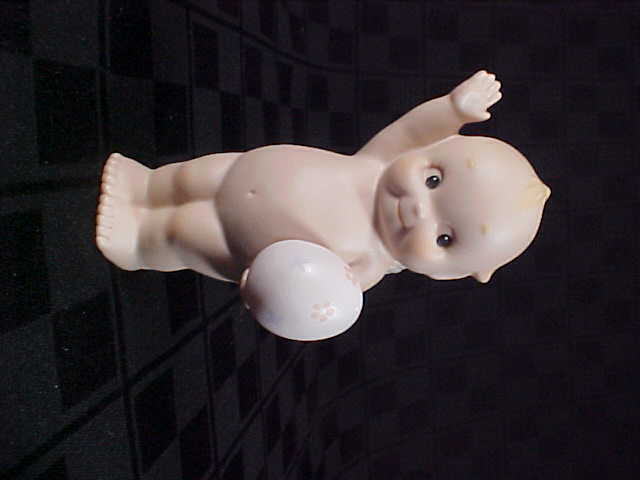 Lot of 2 Easter KEWPIE'S - Eggs - 1992 Enesco Rose O'Neill Collection
