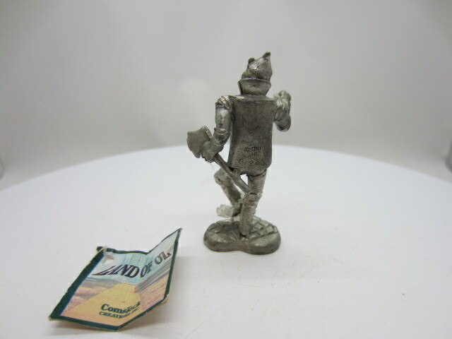 Vintage Wizard of Oz Tin man Figurine Comstock 1997