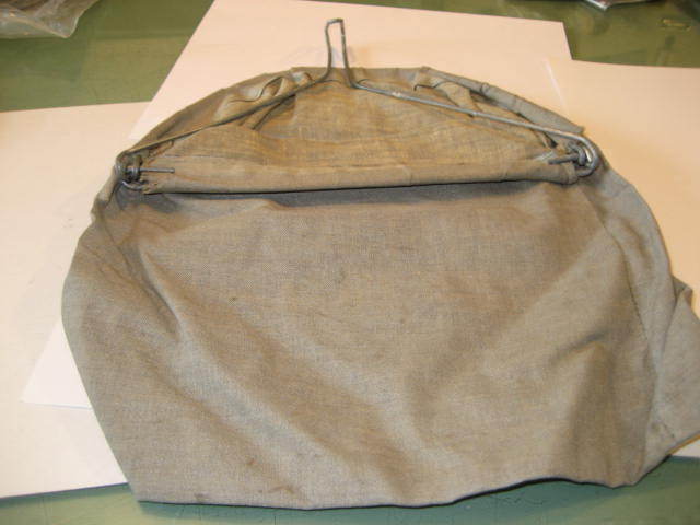 CRESTON, IOWA-IA. STATE SAVINGS BANK-OLD CLOTH CLOTHSPIN BAG-HOLDER/HANGER