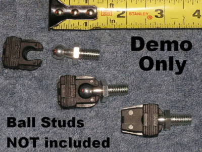 2ea Multi-Angle Gas Strut Shock Spring 10mm Ball Socket End Fitting M6 x 1.0 THD