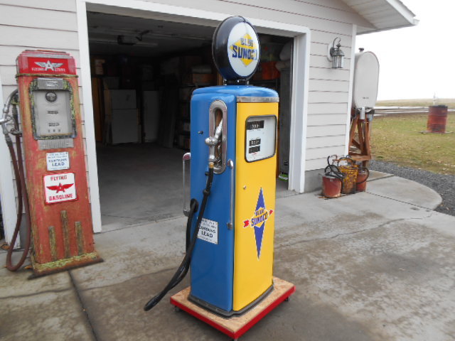 vintage gas pump