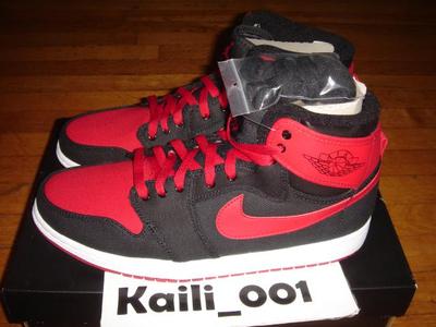 Nike Air Jordan 1 Retro KO HI Size 10.5 BRED ROYAL BLACK
