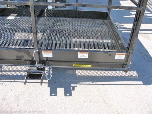 Work Platform Man Baskets for Telehandler-Forklifts,2000 Lb.Capacity,4' x 9.8
