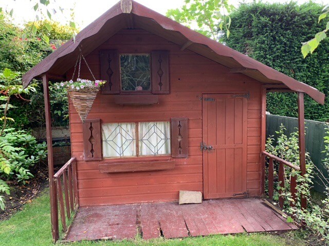 Shed garden Swiss Chalet style in Darton, South 