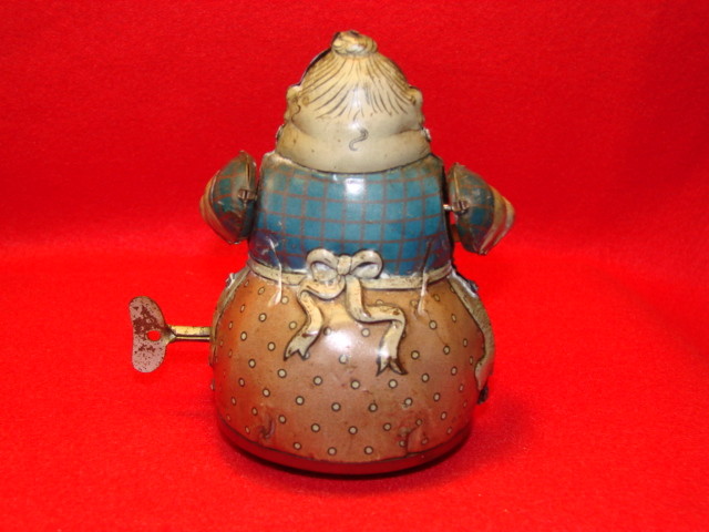 Vintage 1923 Powerful Katrinka W/Jimmy in wheel barrow-tin w/u-Nifty, Germany