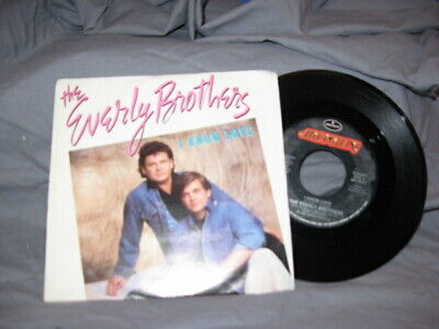 THE EVERLY BROTHERS  I KNOW LOVE/ THESE SHOES  45  WITH PIX SLEEVE