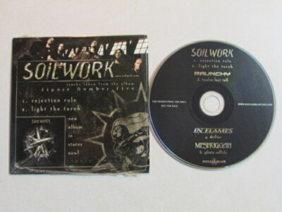 SOILWORK TRACKS TAKEN FROM FIGURE NUMBER FIVE NUCLEAR BLAST PROMO CD IN FLAMES+2
