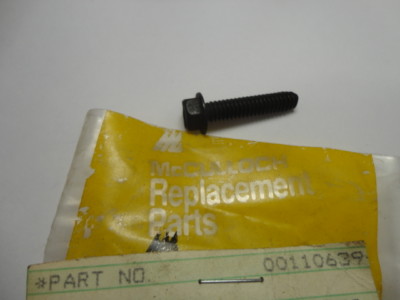 McCulloch 110639 Chainsaw Gas Tank Cover Screw for Mac 1A, 6