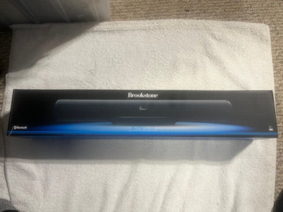 BROOKSTONE- ELITE PULSE- USB/WIRELESS SOUNDBAR -FM RADIO -HD SOUND -NEW IN BOX