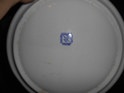 W. Ridgeway  Blue Willow 2 Divided 10 1/4