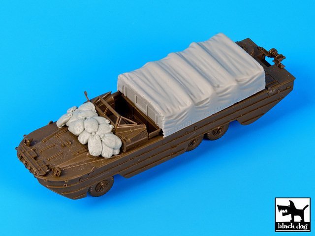 Black Dog 1/72 DUKW Amphibious Truck Canvas Accessories (Italeri 7022) T72070