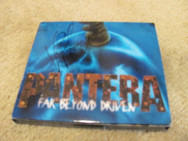 Pantera – Far Beyond Driven CD ! Signed cover---rare
