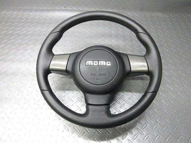 momo MOMO 5 Speed Manual or Automatic Shift Knob Leather Silver