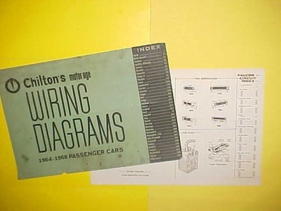 1964 1965 1966 1967 1968 FORD FALCON FUTURA RANCHERO SPRINT WIRING DIAGRAMS