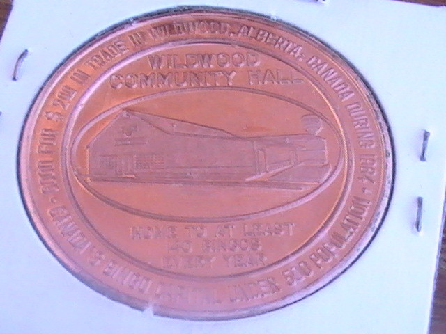 TOKEN 1984 Wildwood Alberta Good For $2 Trade Dollar, Canada Merry Christmas