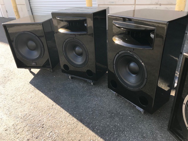 SIngle 15 inch Studio Monitoring Mains System Subs Amps Beryllium Horn Drivers