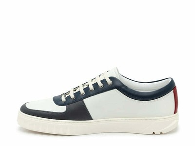 Pre-owned Ferragamo Salvatore  Scuby Men's 727804 White Sneaker Size 7 M Msrp $750