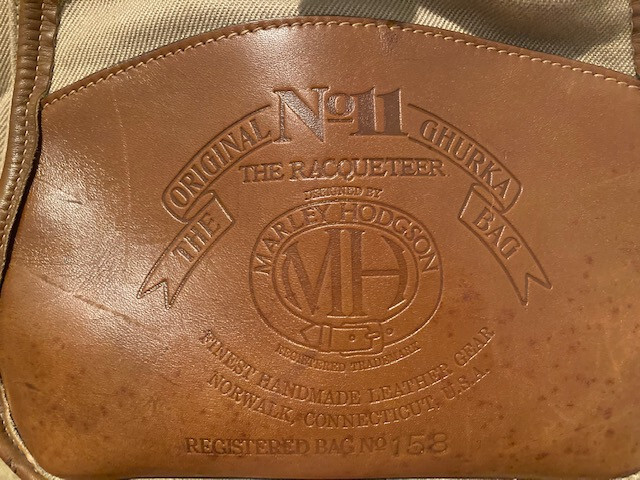 MARLEY HODGSON No.18 GHURKA トラベルバッグ GHURKA “THE TRAVELER 1” Tan Canvas Carry-on Suitcase Safari