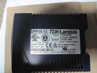 DPP30-12  TDK-LAMBDA  DIN RAIL POWER SUPPLY