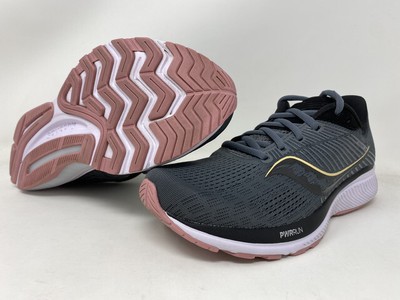

Кроссовки для бега Saucony Womens Guide 14, темно-серый/розовый, 8,5 B(M) США, Charcoal/rose