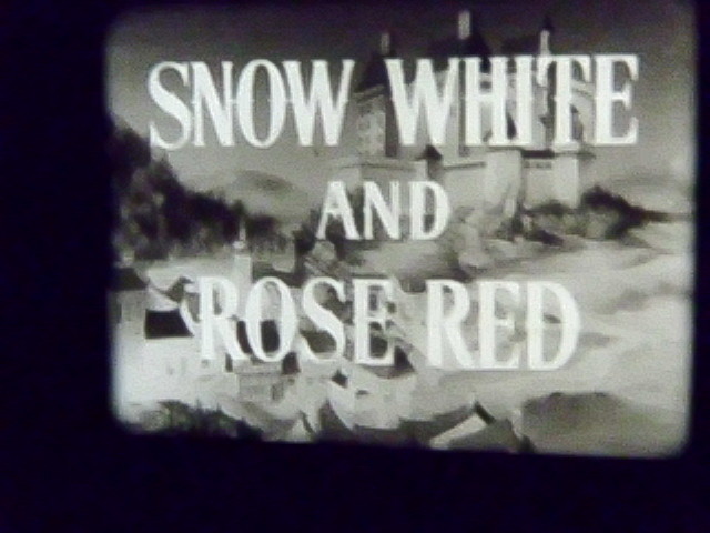 MARIONETTE  SNOW WHITE & ROSE RED 16MM B&W 1200' METAL REEL