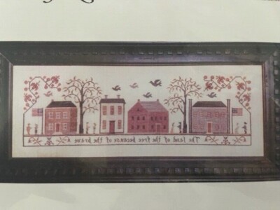 Land of the Free Counted Cross Stitch Pattern
