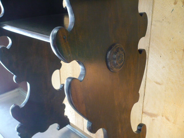 VINTAGE WOODEN TELEPHONE END TABLE