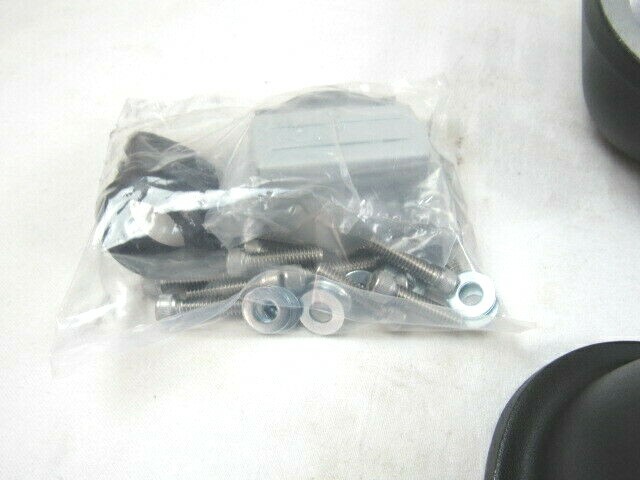 Chevy 396 454 502 Short Ball Mill Alum. Valve Cover Set w/ Holes Black E41108BK