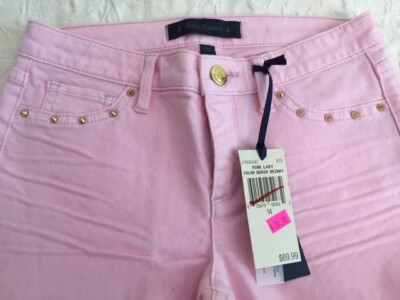 New With Tag Juicy Couture girls Skinny Jeans Pink Size 14 Retail: $69.99