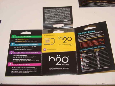 45 H2O Wireless Transform Phone SIM Card Starter Kit Unlocked GSM Android iPhone