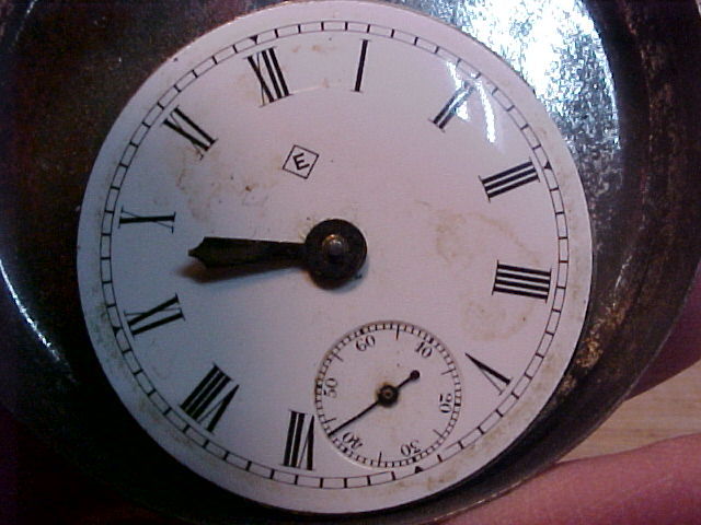 0s Omega Eaton HC  pocket watch movement ticking