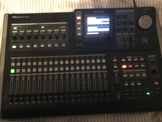 Tascam DP-24SD Portastudio 24-Track Portable Digital Recorder & 16GB SDHC MINT!