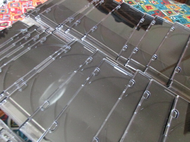 50 Slim 5.2mm Single Black CD Disc Storage Jewel Case disc makers Premium