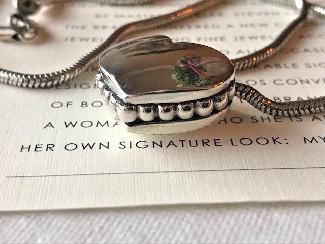 Steven Lagos Caviar Puffy Heart 925 Necklace