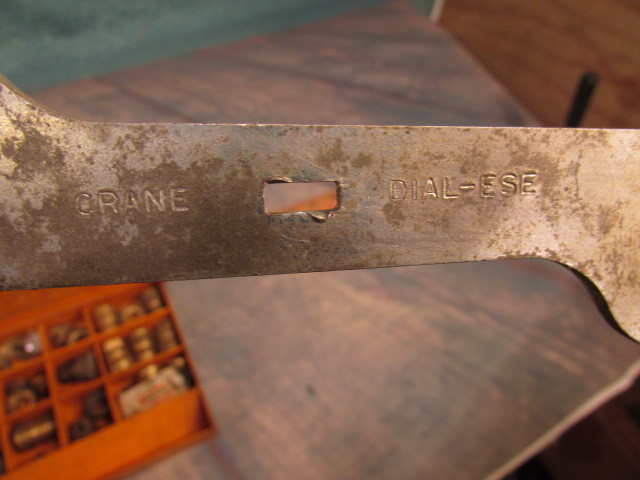 Vintage Crane plumbing bathroom Dial-ese repair kit wrench parts repair 8-990