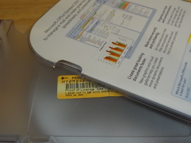 Microsoft Office Standard 2007 with product key hy2md