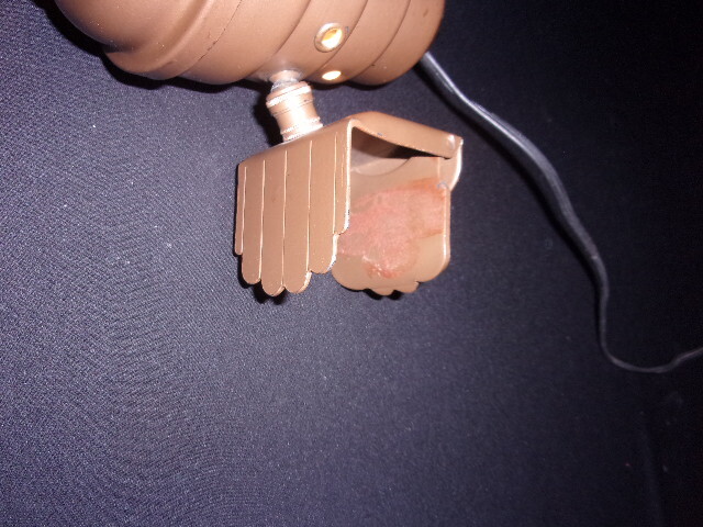 Vintage Art Deco Clamp On Metal Spot Light