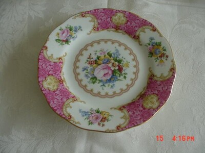 NEW   Royal Albert Lady Carlyle BREAD AND BUTTER PLATE SET OF 2  NEW + TAGS 2000