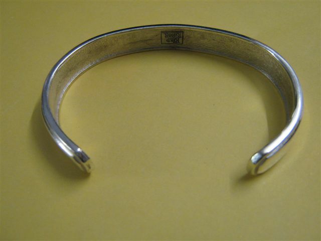 Pre-owned Artisan Lord Of The Rings Elvish Bracelet Made Sterling Silver 925- Product