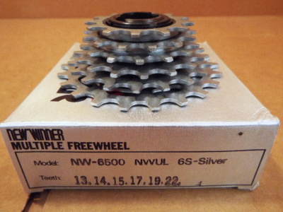 14x34 w//Brown Finish New-Old-Stock Suntour Perfect 6-Speed Freewheel